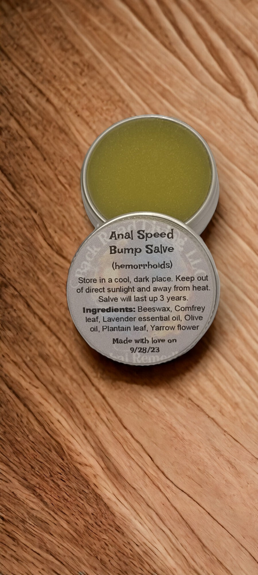 Anal Speed Bump Salve (hemorrhoids)