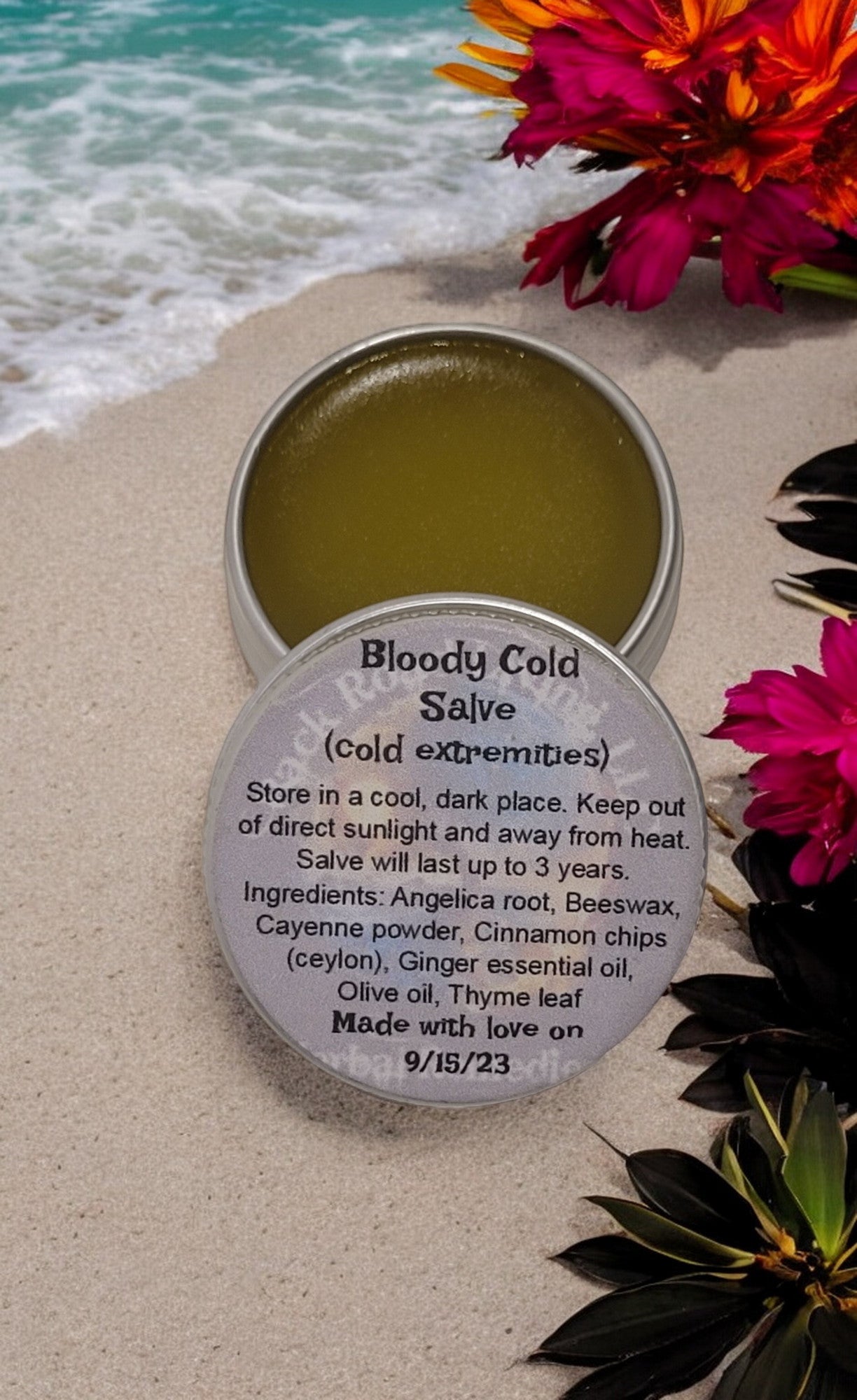 Bloody Cold Salve (cold hands/feet)