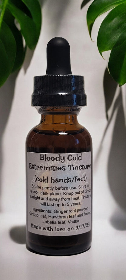 Bloody Cold Tincture (body warming for elders)