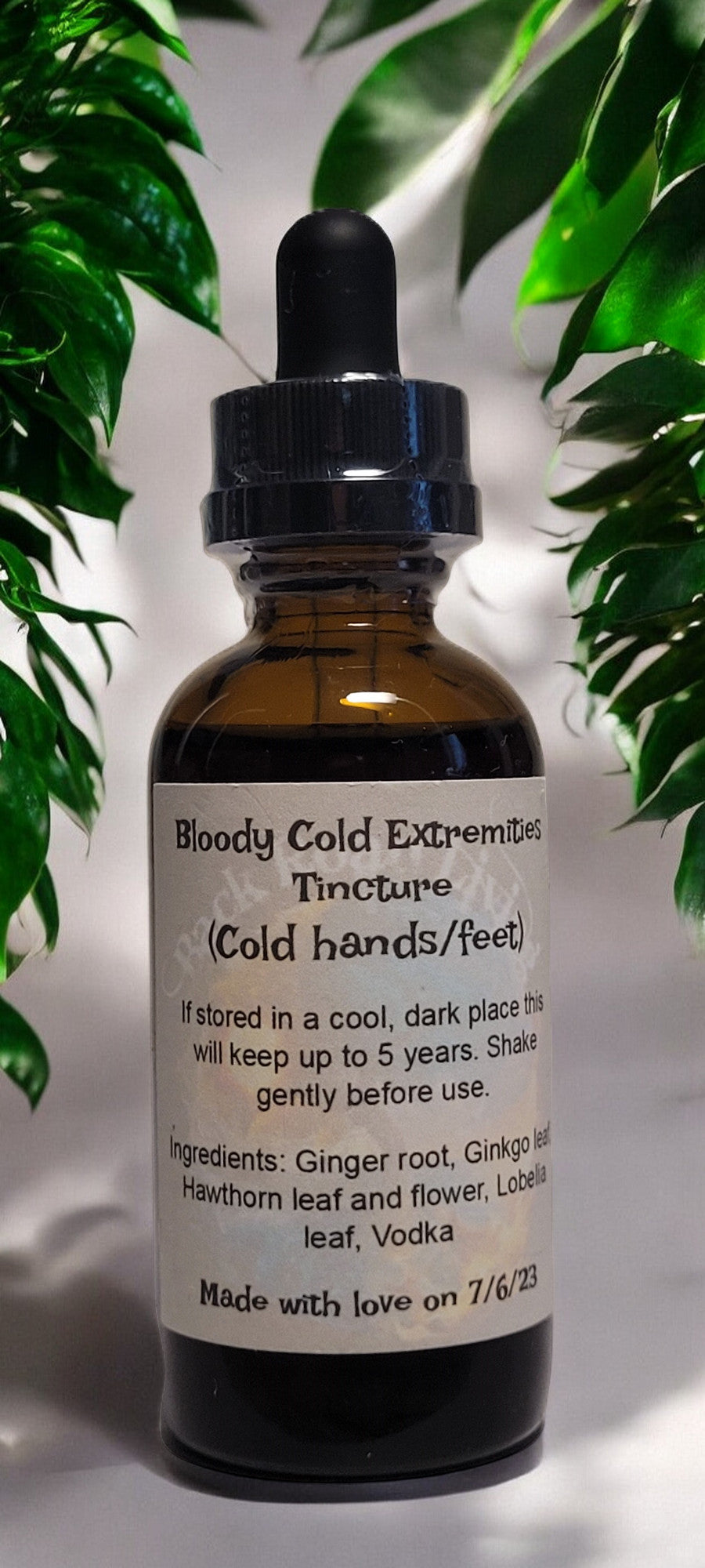 Bloody Cold Tincture (body warming for elders)