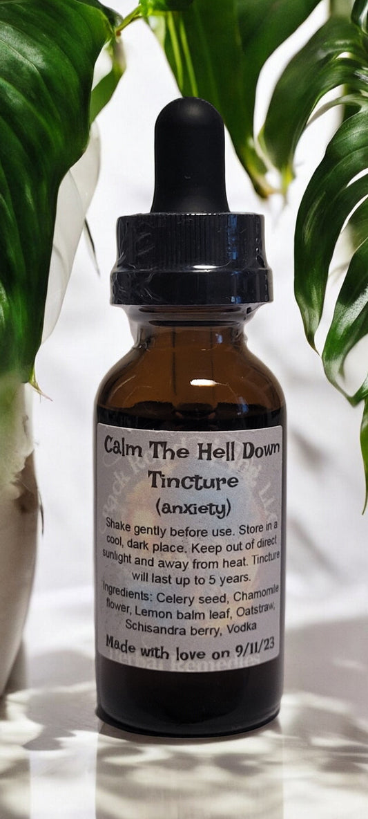 Calm The Hell Down Tincture (anxiety)