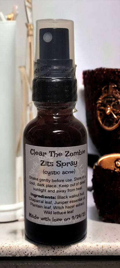 Clear The Zombie Zits Spray (cystic acne)