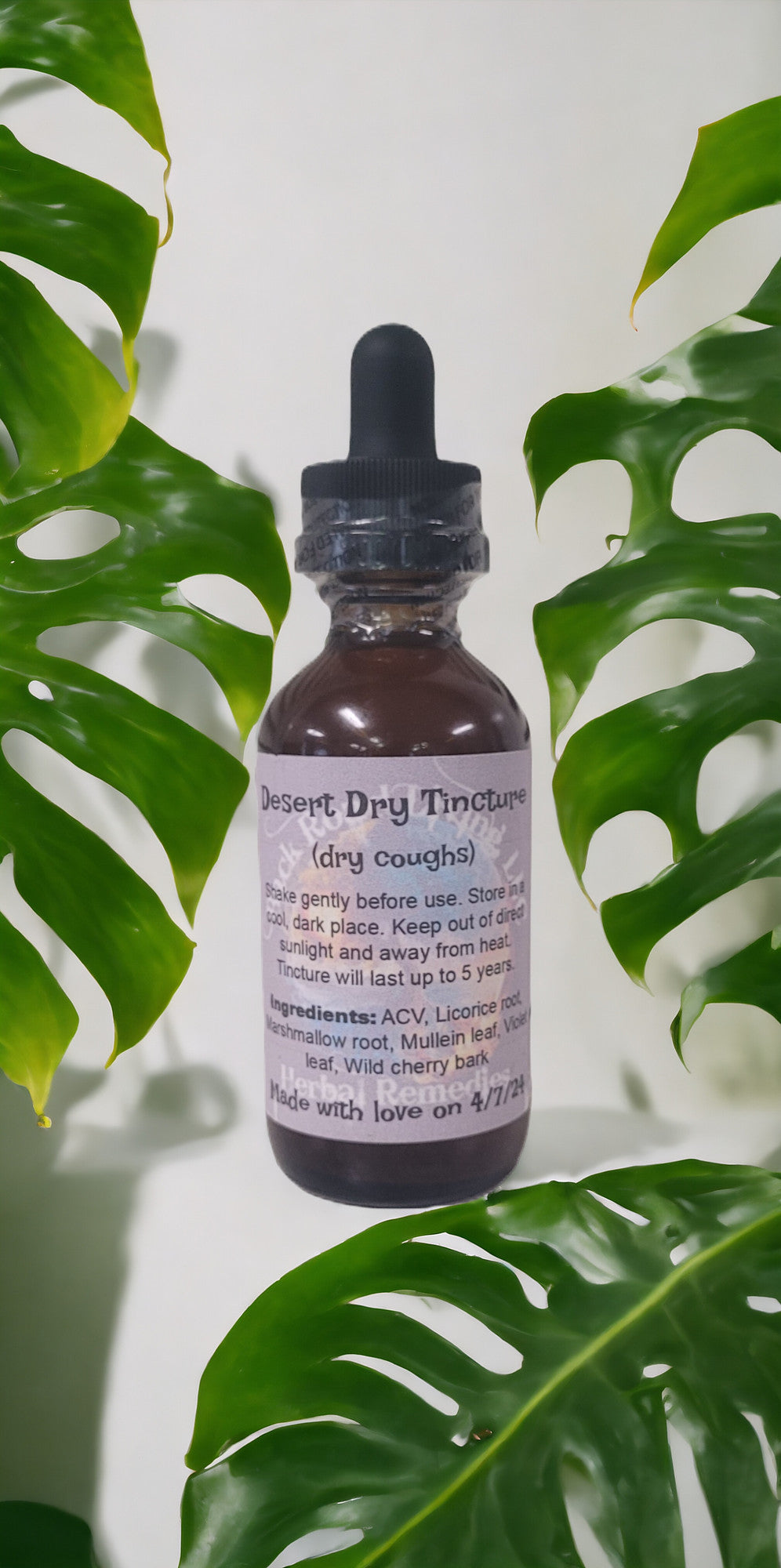 Desert Dry Tincture (dry cough)