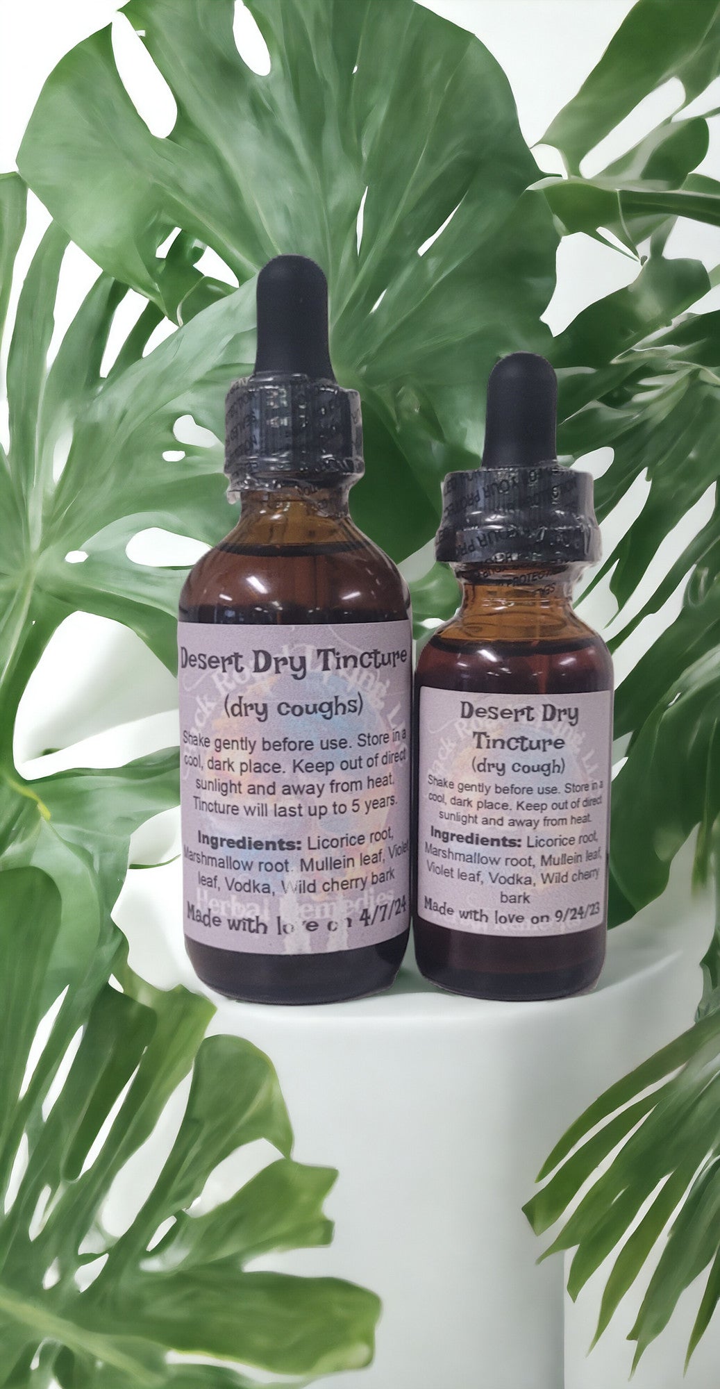 Desert Dry Tincture (dry cough)