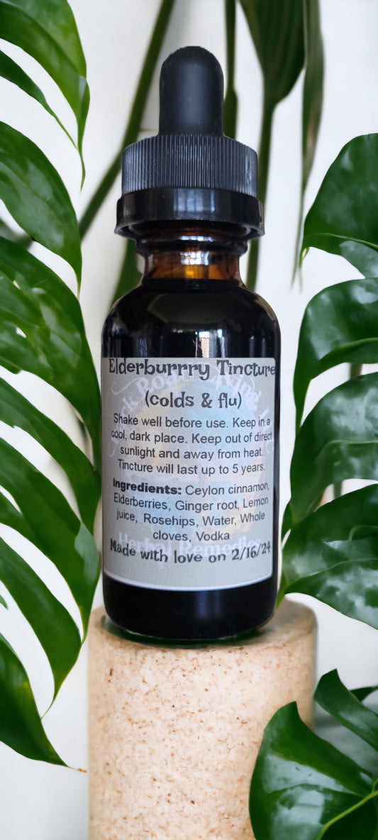 Elderburrrry Tincture (cold/flu)