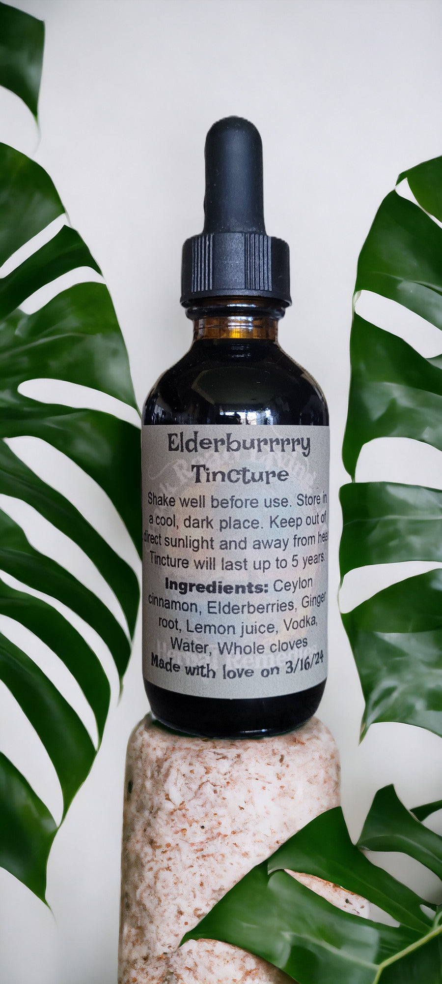 Elderburrrry Tincture (cold/flu)