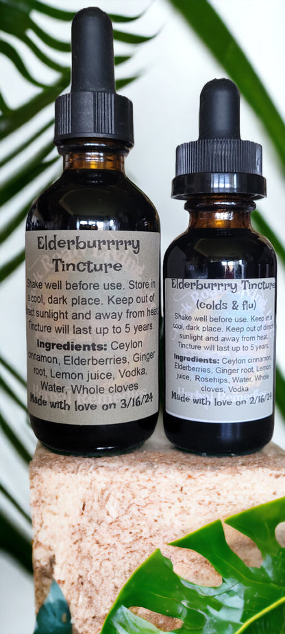 Elderburrrry Tincture (cold/flu)