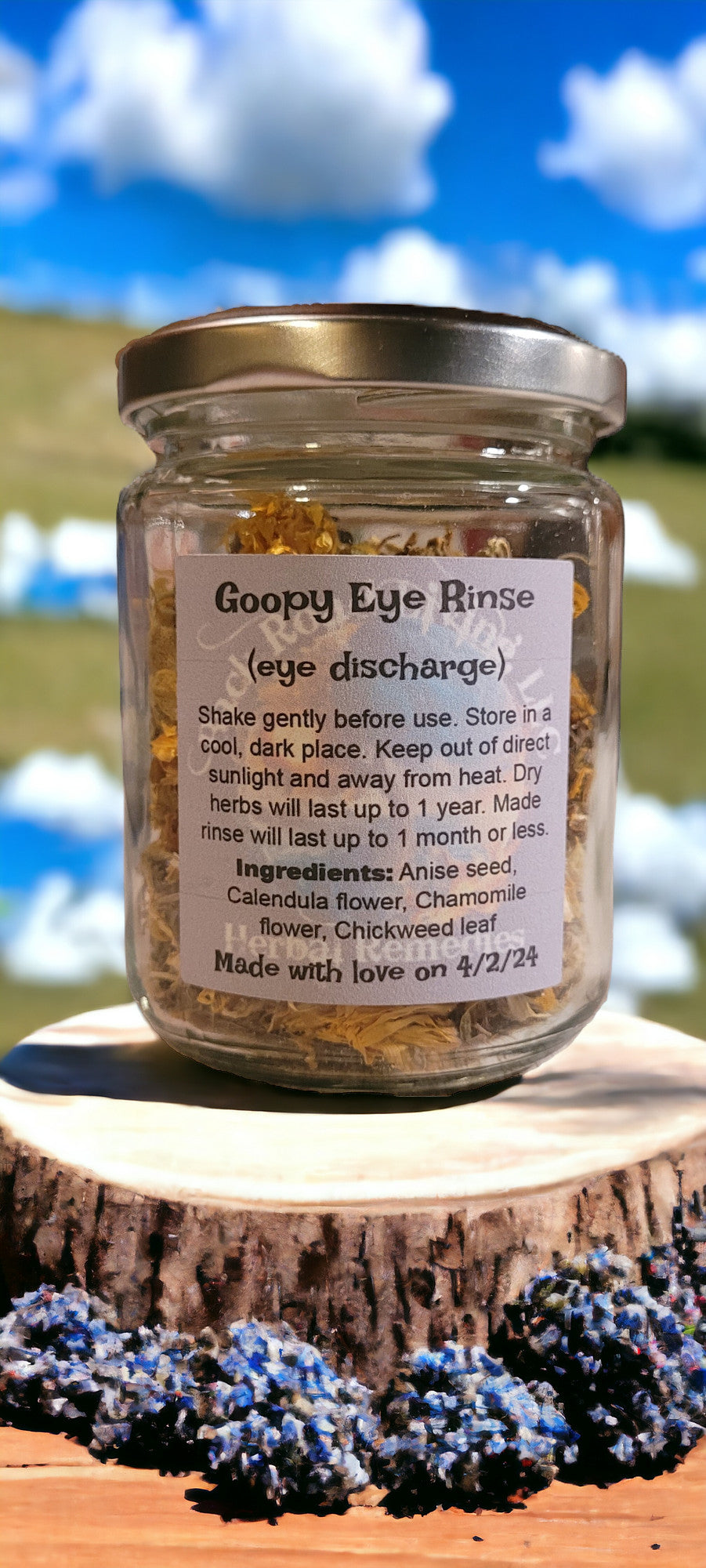 Goopy Eye Rinse (eye discharge)