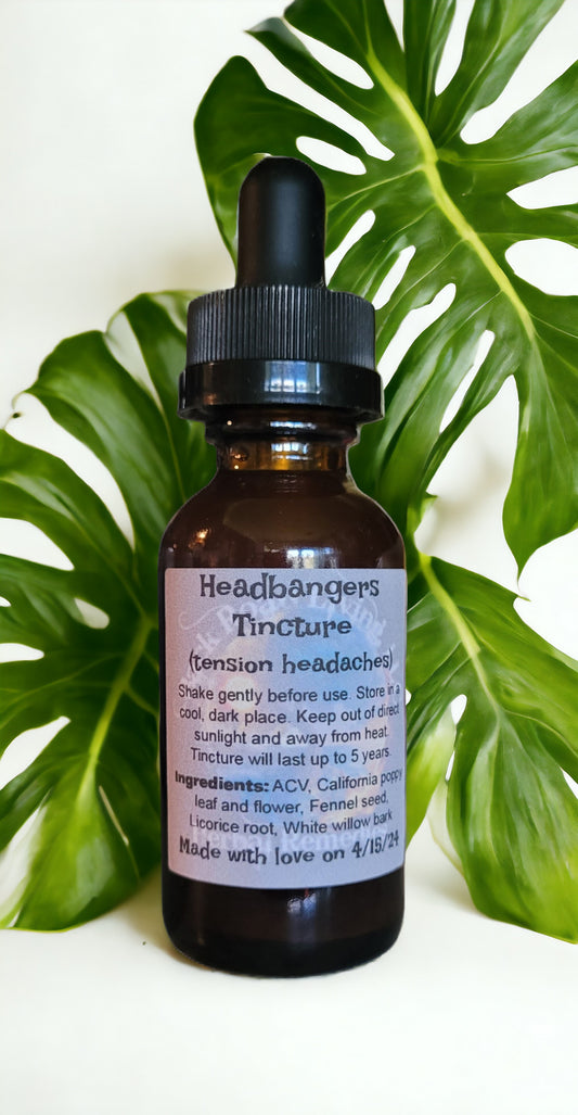 Headbangers Tincture (tension headaches)