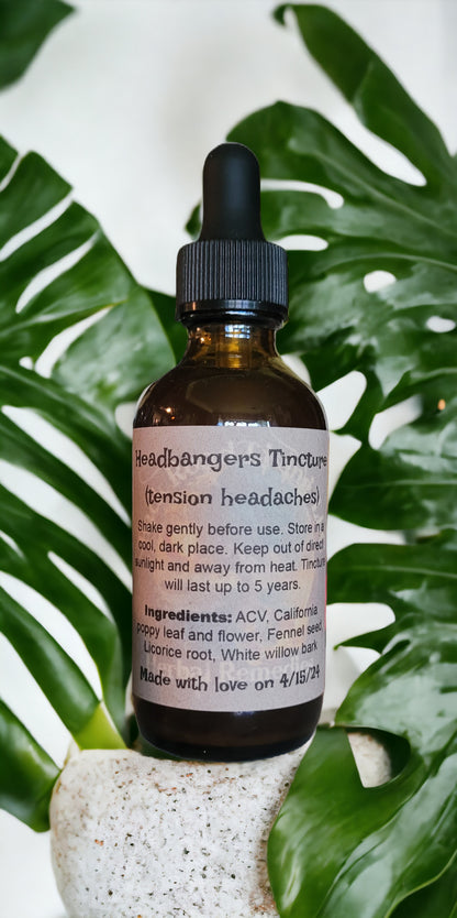 Headbangers Tincture (tension headaches)