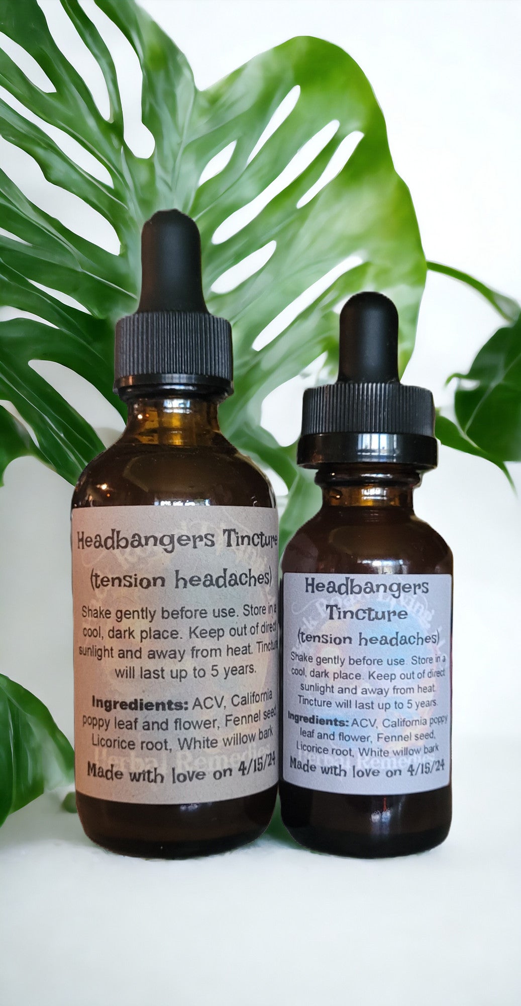 Headbangers Tincture (tension headaches)