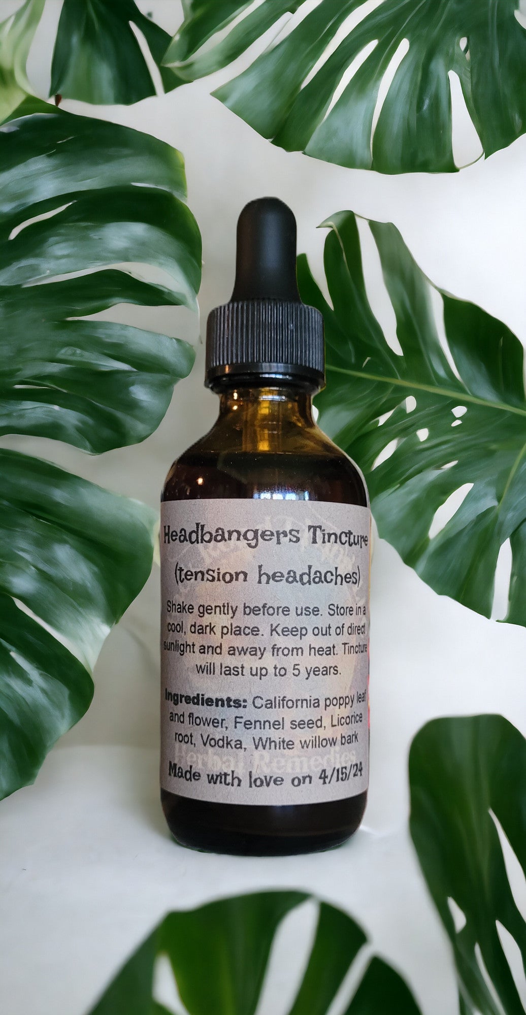 Headbangers Tincture (tension headaches)