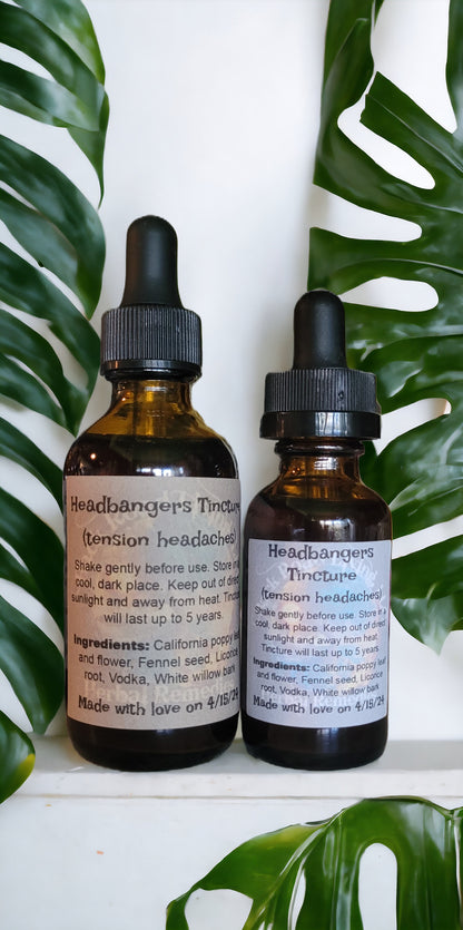 Headbangers Tincture (tension headaches)