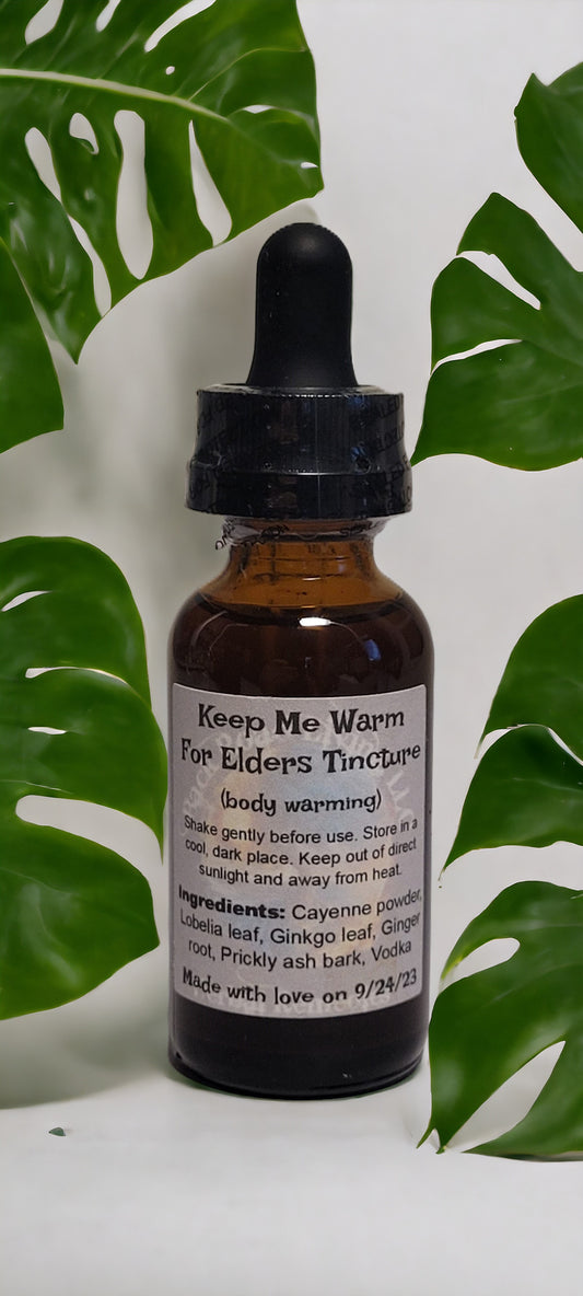 Keep Me Warm For Elders Tincture (cold hands & feet)