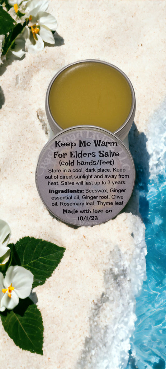 Keep Me Warm For Elders Salve (cold hands & feet)