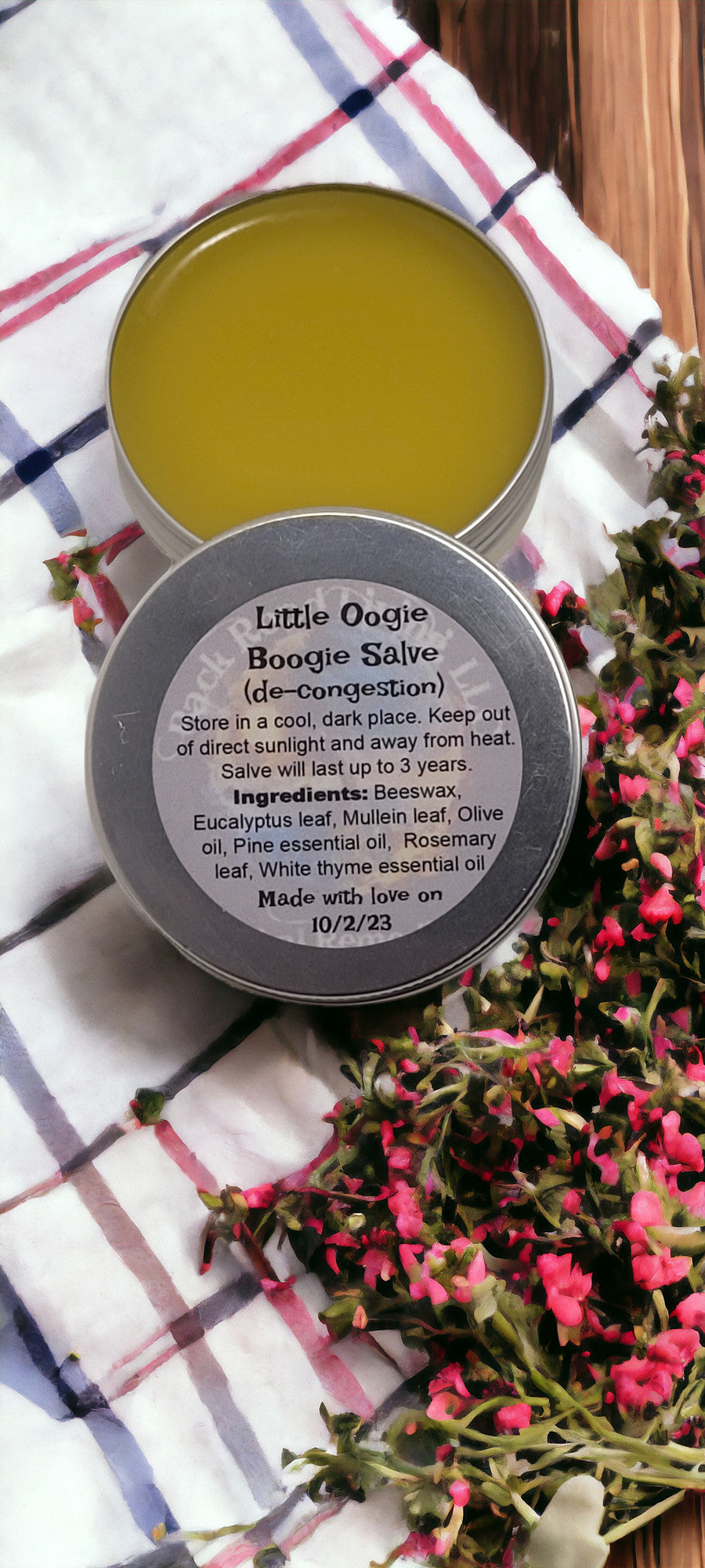 Little Oogie Boogie Salve (kids congestion)