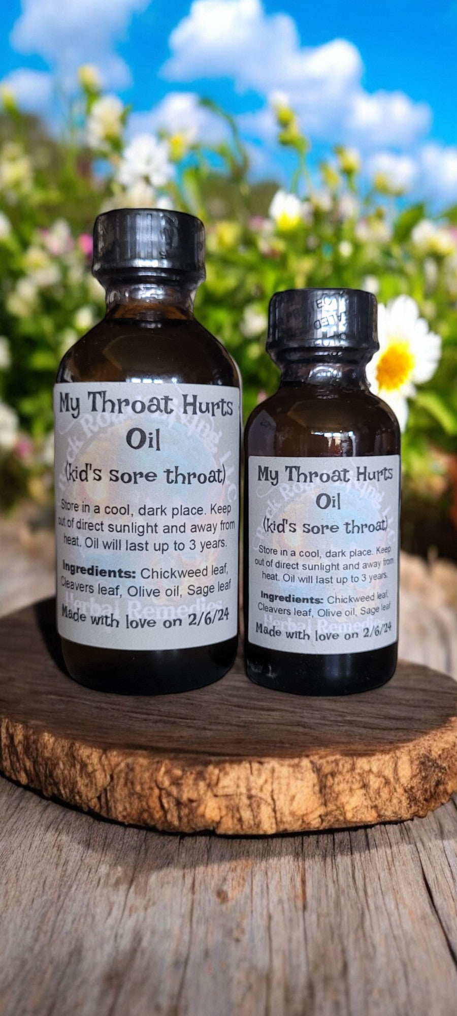 My Throat Hurts Oil (kids sore throat)