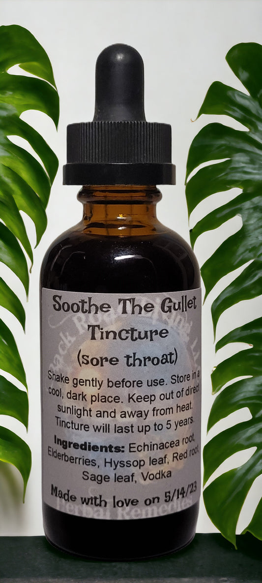 Soothe The Gullet Tincture (sore throat)