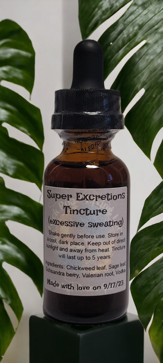 Super Excretions Tincture (excessive sweating)