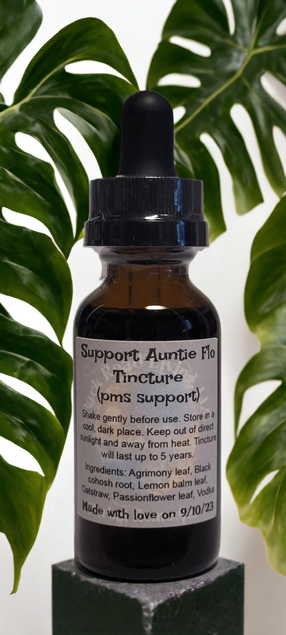 Support Auntie Flo Tincture (pms emotional support)