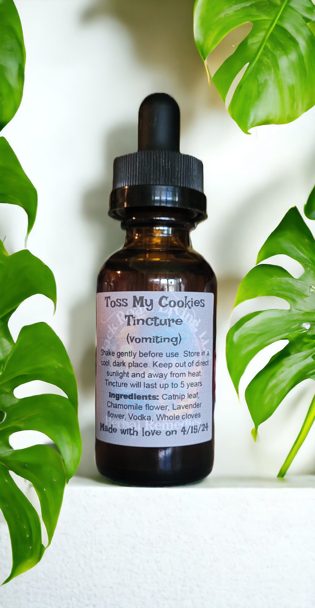 Toss My Cookies Tincture (nausea)