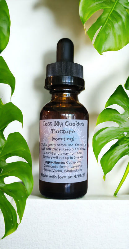 Toss My Cookies Tincture (nausea)