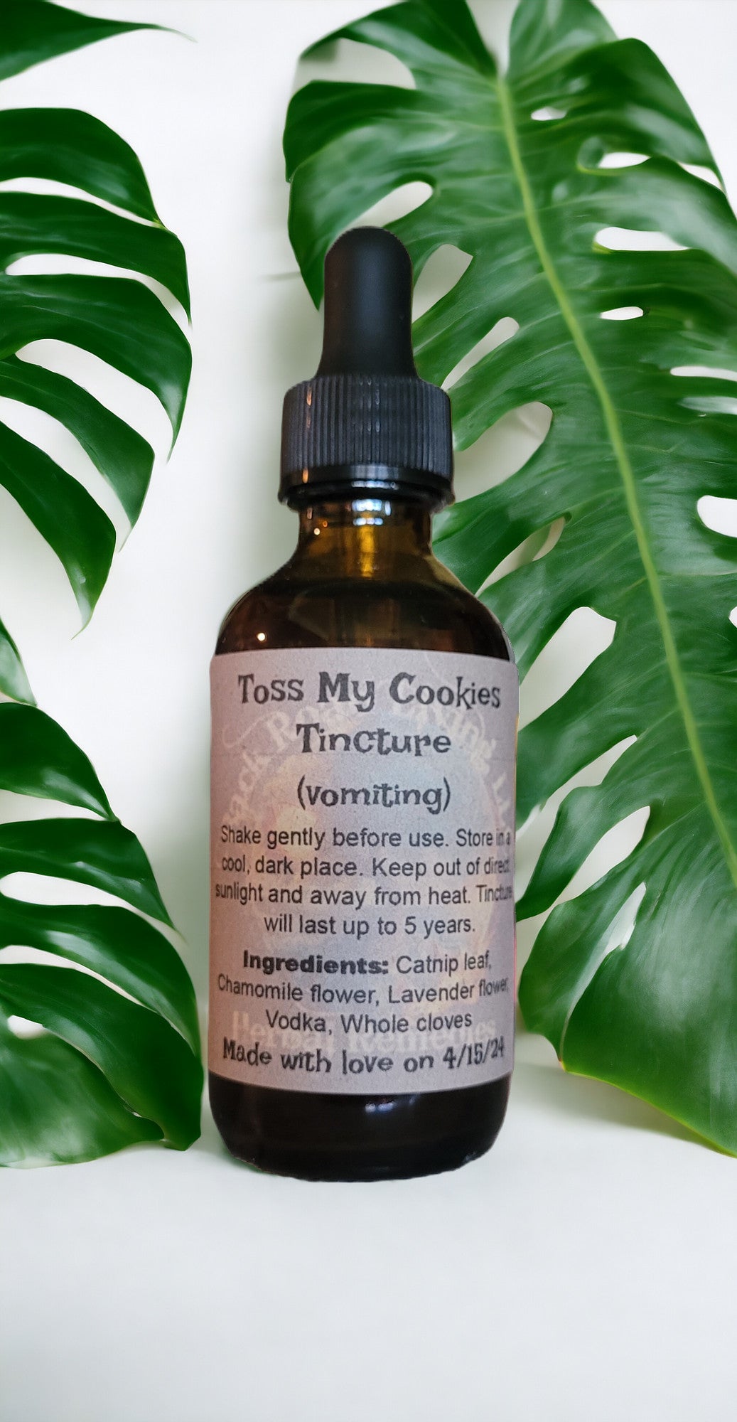 Toss My Cookies Tincture (nausea)