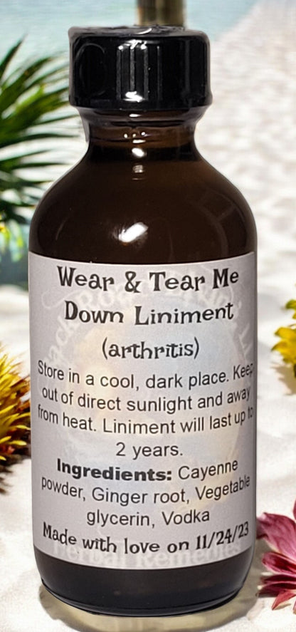 Wear & Tear Me down Liniment (arthritis)