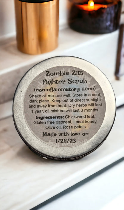 Zombie Zits Fighter Scrub (noninflammatory acne)